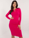 Elegantes Fuchsia Kleid