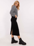 Stylische schwarze Midi-Rock