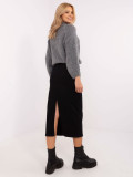 Stylische schwarze Midi-Rock