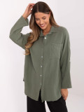 Damenbluse in Khaki