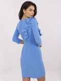 Elegantes blaues Cocktailkleid