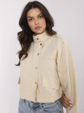 Beige Übergangsjacke