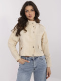 Beige Übergangsjacke