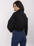 Schwarze Übergangsjacke
