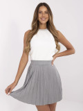 Stylische Minirock in Grau