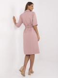Elegantes Midi-Kleid mit kurzen Ärmeln