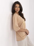 Stylische Bluse in Camel-Farbe