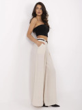 Beige Palazzo-Hosen