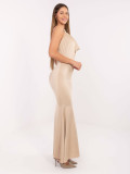 Elegantes Maxi-Kleid in Beige