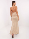 Elegantes Maxi-Kleid in Beige