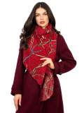 Rotes Tuch mit Print
