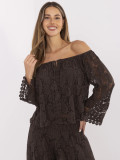 Elegante Bluse im Boho-Stil