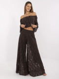 Elegante Boho-Hosen mit Spitze