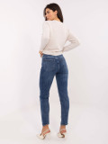 Damen-Skinny-Jeans in Dunkelblau