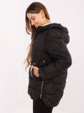 Stylische schwarze Übergangsjacke