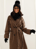 Winterset mit Bommel und Fütterung, schwarz
