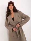 Eleganter Übergangstrenchcoat in Beige