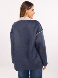 Moderne blaue Übergangsjacke
