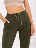 Stylische Sweatpants in Khaki
