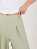 Palazzo-Hose aus Viskose in Pistaziengrün