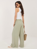 Palazzo-Hose aus Viskose in Pistaziengrün