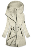 Damen-Übergangsjacke mit Kapuze - Ecru