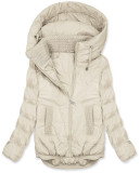 Gesteppte Damen-Frühlingsjacke Ecru