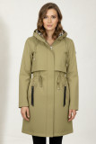Trenchcoat mit kariertem Futter, dark beige