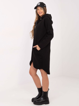 Schwarze lange Kapuzenpullover von RUE PARIS