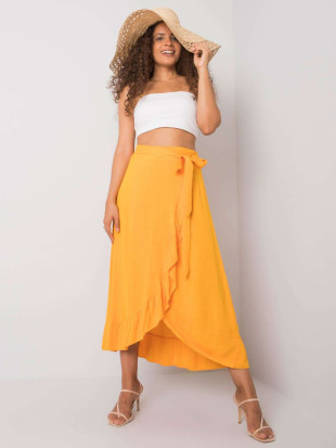 OCH BELLA Asymmetrischer orange Rock