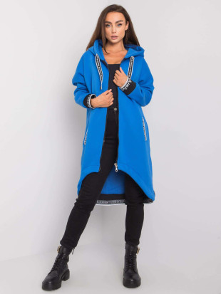 Dunkelblaue Damen Sweatjacke