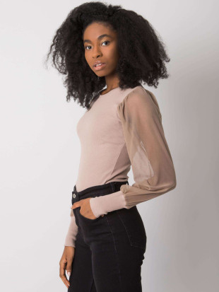 Damenbluse in Beige