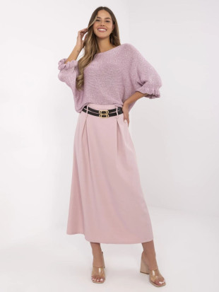 Eleganter Maxi-Rock in Hellrosa