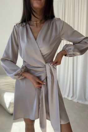 Catlin – Mini-Kleid in hellem Beige