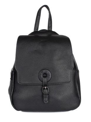 Klassischer schwarzer Damenrucksack
