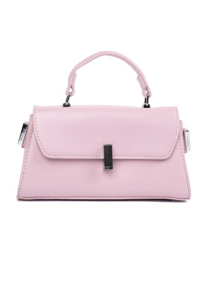 Rosa kleine Handtasche mit Griff