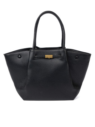 Klassische Shopper aus strukturiertem Kunstleder