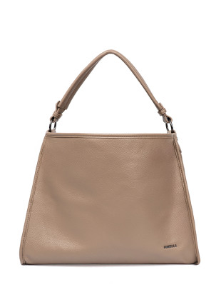 Klassische beige Umhängetasche
