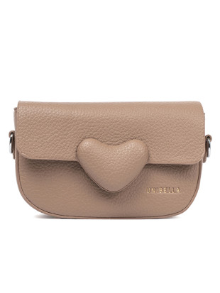 Beige Herz-Handtasche