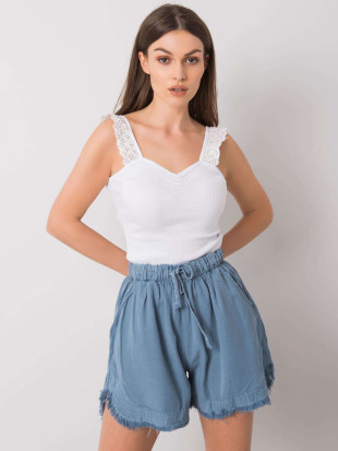 Weißes gestreiftes Top