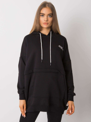 Schwarzer Damen Hoodie