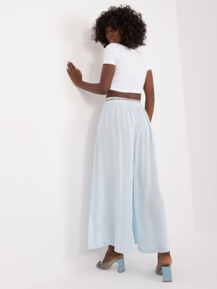 Elegante Palazzo-Hosen in Blau