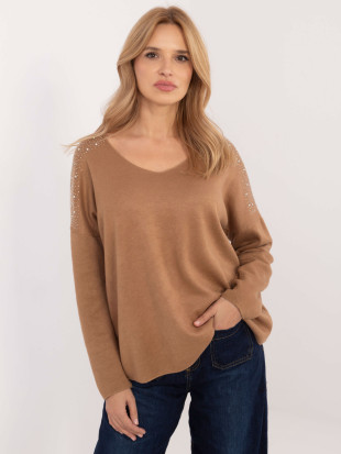 Eleganter Pullover mit Applikation