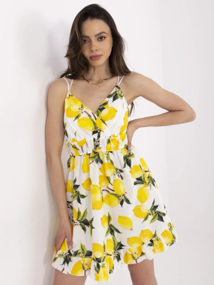 Ausgestellte Sommerkleid in Ecru