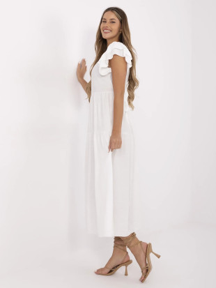 Elegantes Midi-Kleid mit Volants