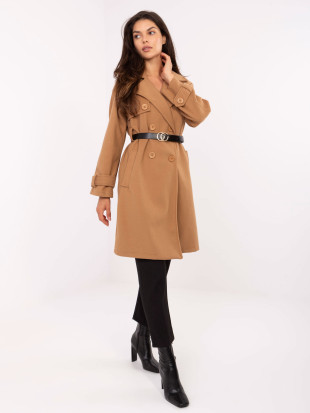 Eleganter Übergangsmantel in Camel