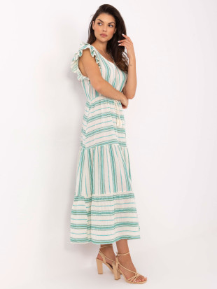 Bunt ausgestellte Kleid