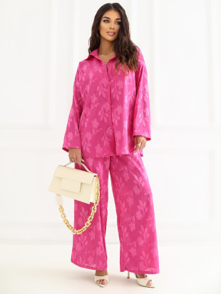 Rosa Set mit Hemd und Hose