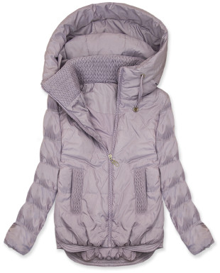 Gesteppte Damen-Frühlingsjacke Lila