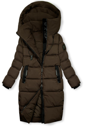 Damen-Winterjacke mit Kapuze FLURRY Braun